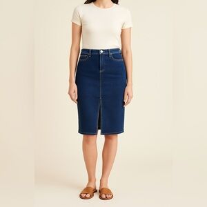 McGuire “Marino” Denim Pencil Skirt - Size 27